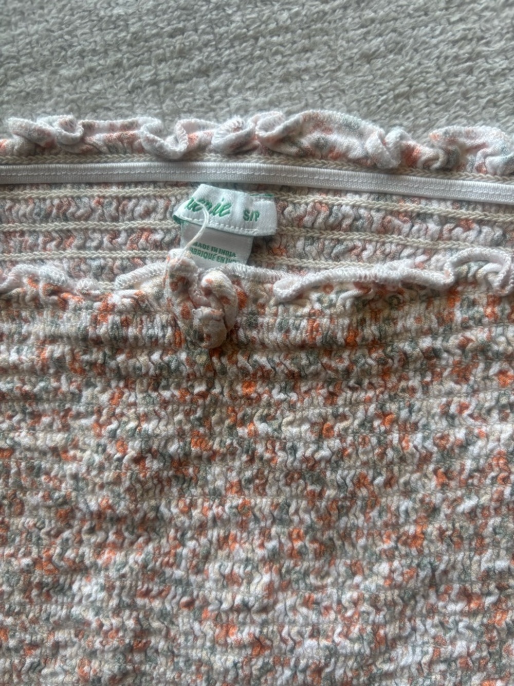 Aerie Floral Smocked Puff Sleeve Top - Picture 2 of 3